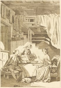 猎鹰 作者 让·丹布伦 (Jean Dambrun) 和让·巴蒂斯特·蒂利亚德 (Jean Baptiste Tilliard) 在让·奥诺雷·弗拉戈纳尔 (Jean Honoré Fragonard) 之后