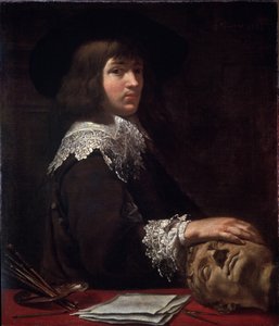 让-达雷特（1615-1668 年）的绘画作品 "自画像"（Autoportrait），1636 年 圣彼得堡冬宫博物馆（圣彼得堡）