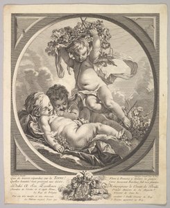 地球，约1748年。 作者 让·达勒（JeanDaullé）