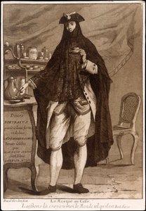 Divers Portraits》的扉页，出版。1775年蚀刻画。 作者 让·大卫·格诺瓦（Jean David Genois）