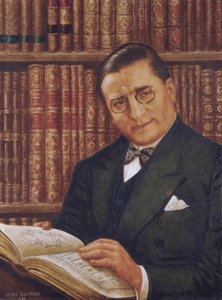 阿尔芒-阿尔伯特-拉托在他的图书馆，让-杜南（1877-1942 年） 作者 让·杜南（Jean Dunand）