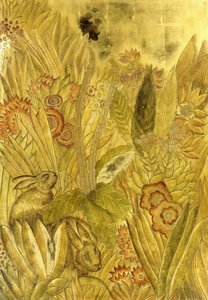 兔子和花朵；兔子和花