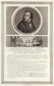 Tinville的Antoine Quentin Fouquier画象 作者 Jean Duplessi Bertaux