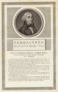 Cambaceres的Jean Jacques Regis的肖像