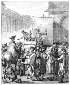 卢浮宫的夏拉丹（Charlatan），巴黎，1885年。