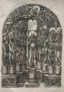 摩西在1561年之前被族长包围。 作者 让·杜维