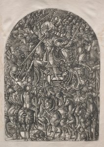 启示录：基督登上白马，1546-1556年。 作者 让·杜维