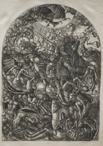 启示录：圣约翰看见四个骑手，1546-1556年。 作者 让·杜维