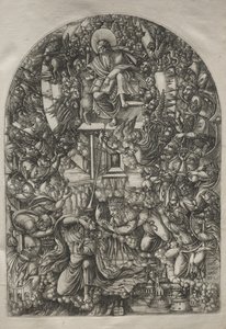 启示录：圣约翰召唤到天堂，1546-1556年。 作者 让·杜维