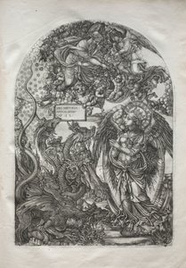 启示录：圣迈克尔和龙，1546-1556年。 作者 让·杜维