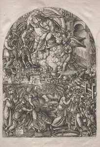 启示录：上帝之怒的压榨酒，1546-1556年。 作者 让·杜维