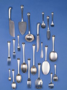 一套银餐具的一部分（银） 作者 让·爱丽舍·普福佛卡