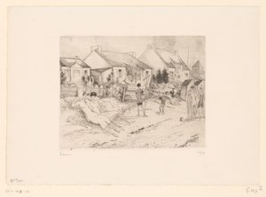 海滩上休息的网球运动员
La petite plage（标题见实物）