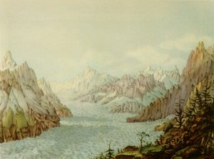 The Mer de Glace or Glacier des Bois