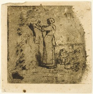休息的农民 作者 Jean-Francois Millet