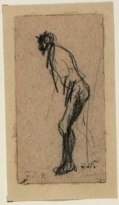 站立图 作者 Jean-Francois Millet