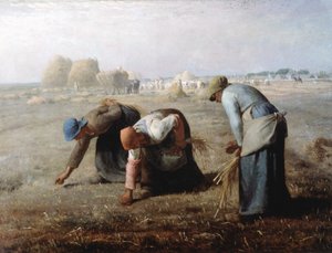 The Gleaners，1857年 作者 让·弗朗索瓦·米勒