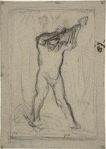 砍木机 作者 Jean-Francois Millet