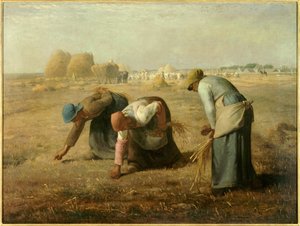 拾荒者让-弗朗索瓦-米莱（1814 - 1875）的画作 作者 让·弗朗索瓦·米勒