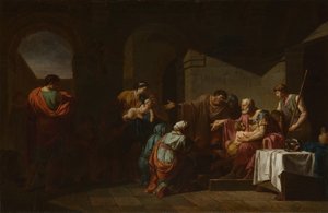 贝利撒留（Belisarius），1779年从一位农民那里得到招待 作者 让-弗朗索瓦·皮埃尔·佩龙