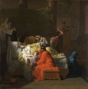 1794年的Alcestis之死 作者 让-弗朗索瓦·皮埃尔·佩龙