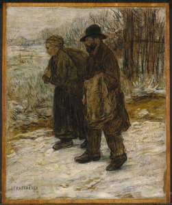 Parisian Rag Pickers，c.1885（纸上安装的油和蜡笔）