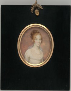纳撒尼尔-鲍恩夫人玛格丽特-布雷克，约1805年。 作者 让·弗朗索瓦·瓦利