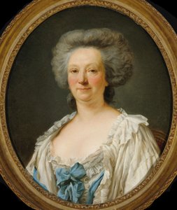 杰弗林夫人的肖像，1699-1777年，1787年。 作者 让·弗朗索瓦·吉尔斯·科尔森