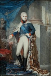 亚历山大一世皇帝的肖像，1777-1825，19世纪初 作者 让·杰兰
