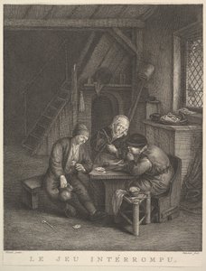 被打断的游戏 Le Jeu intérrompu, 1730-68. 作者 让·赫德洛