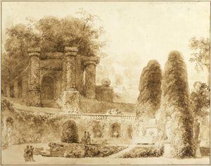 罗马喷泉公园，1774年 作者 让·奥诺雷·弗拉戈纳尔