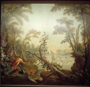 Marteau 酒廊标志：天鹅景观。 让·巴蒂斯特·休特 (1745-1811) 和让·奥诺雷·弗拉戈纳尔 (1732-1806) 作者 让·奥诺雷·弗拉戈纳尔