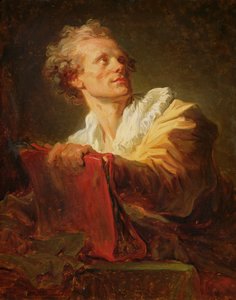 一位年轻艺术家的肖像，被认为是Jacques-Andre Naigeon（1738-1810）