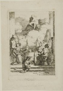 安东尼与克莉奥佩特拉的节日 作者 Jean-Honore Fragonard