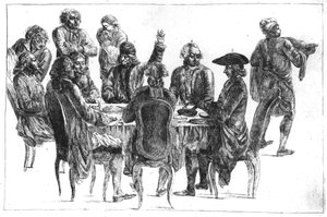 晚餐的哲学家，1775年