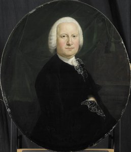 阿德里安·杜波依斯 (Adriaan du Bois) 肖像，1742 年当选为荷兰东印度公司鹿特丹商会董事 作者 让·亨伯特