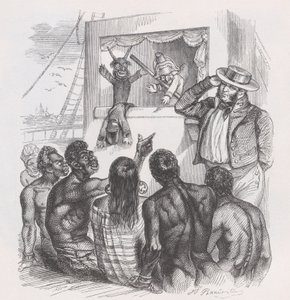 黑人和木偶》选自《贝朗热全集》，1836年。 作者 让·伊格纳斯·伊西多尔·杰拉德