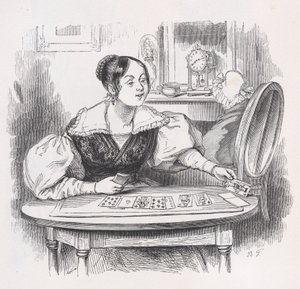卡片来自《贝朗热全集》，1836年。 作者 让·伊格纳斯·伊西多尔·杰拉德