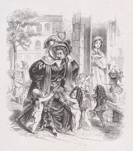 贫穷的普提》出自《贝朗热全集》，1836年。 作者 让·伊格纳斯·伊西多尔·杰拉德