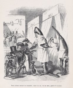 我们要切开肌肉，锯开骨头，一句话，从Sc......中医治病，约1837-47。 作者 让·伊格纳斯·伊西多尔·杰拉德