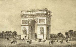巴黎凯旋的LArc，由Auguste Bry雕刻