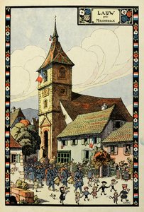 三色天堂：Massevaux 附近的 Lauw 1918