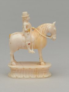 白骑士，棋子，印度，约1820年