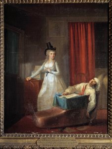 夏洛特-科代遇刺让-保罗-马拉（1743-1793）7月13日