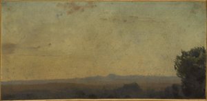 意大利风景，1859 至 1864 年间（布面油画）