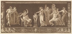 Scène de Sacrifice Antique Sacrifice, from Recueil de Différentes Compositions Frises et..., 1784.