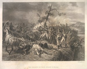 1812年7月25-26日俄军与法军骑兵在奥斯特罗夫诺附近的战斗 作者 让·雅克·奥思韦特