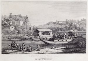 塞纳河乘船游览，1803年