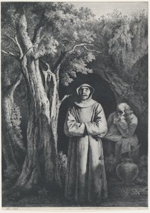 沙漠中的僧侣》，1797年。