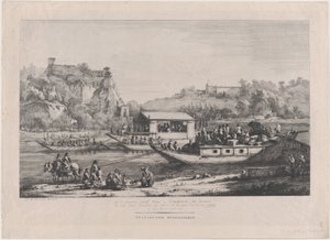 教皇皮乌斯七世在索恩河上，1805年。